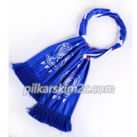 Francja Mistrzostwa Świata 2018 Szalik Niebieski